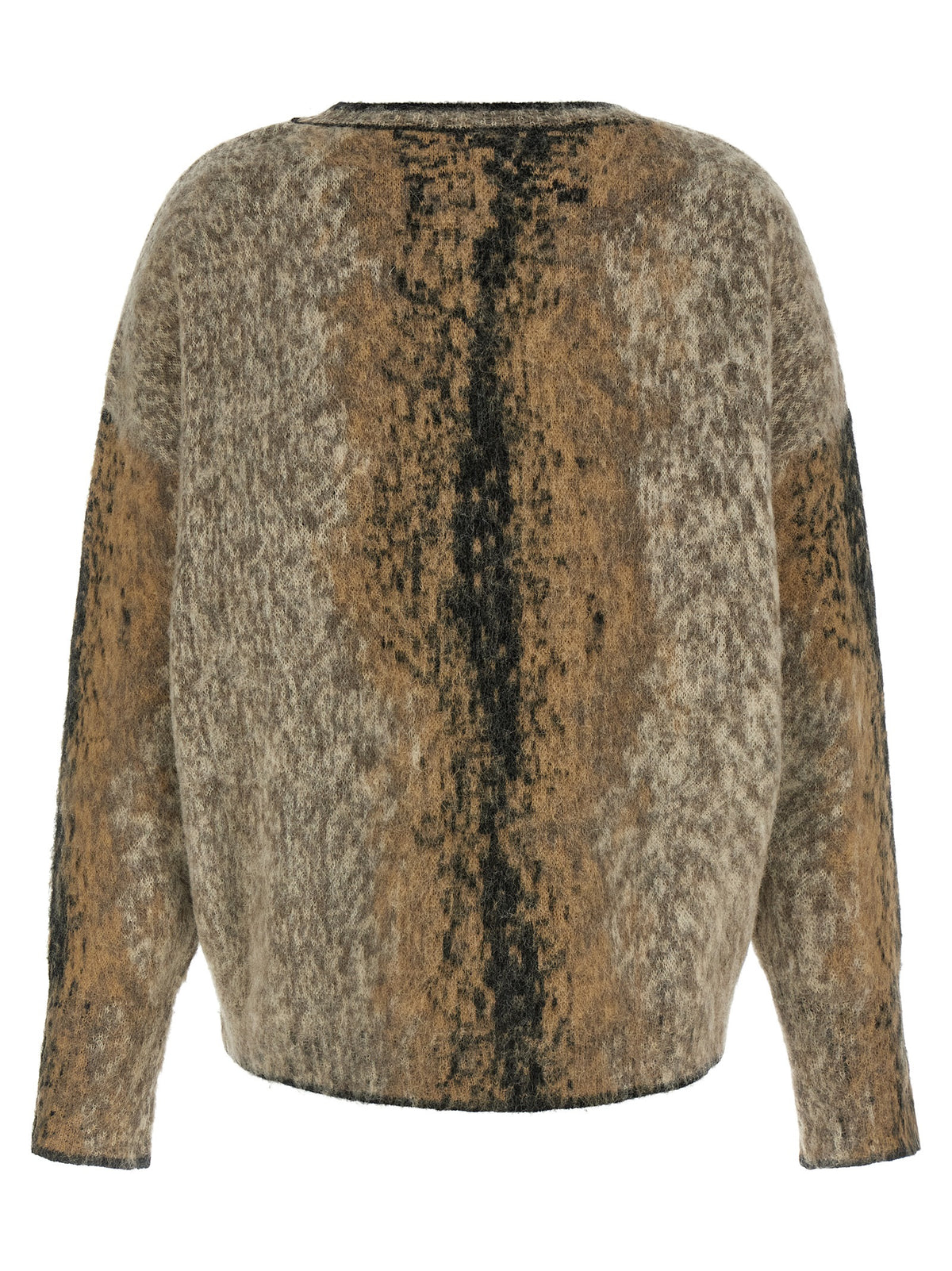 NUDE Brown Wool Cardigan
