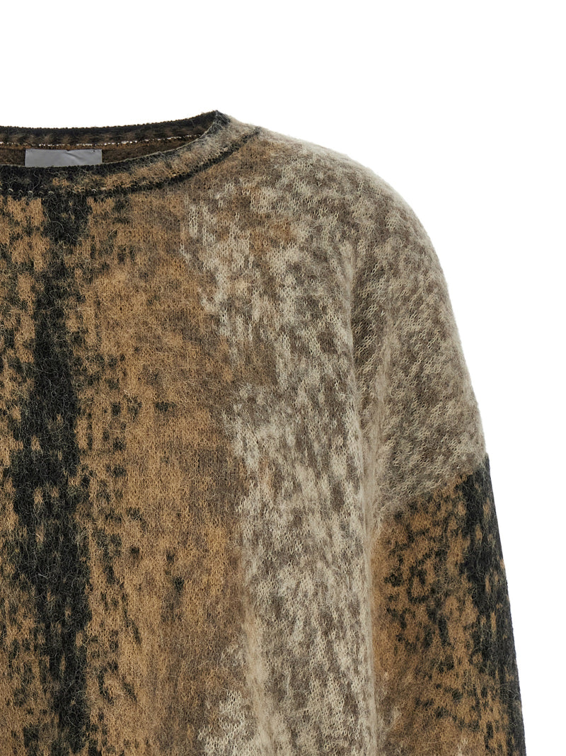 NUDE Brown Wool Cardigan - Luxurious Oversized Sweater