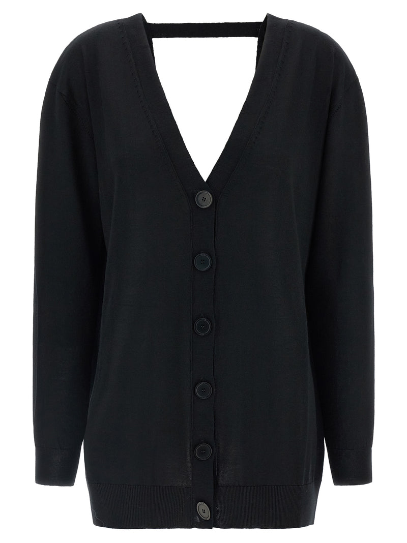 NUDE Black Wool Cardigan - Stylish & Comfortable Knitwear