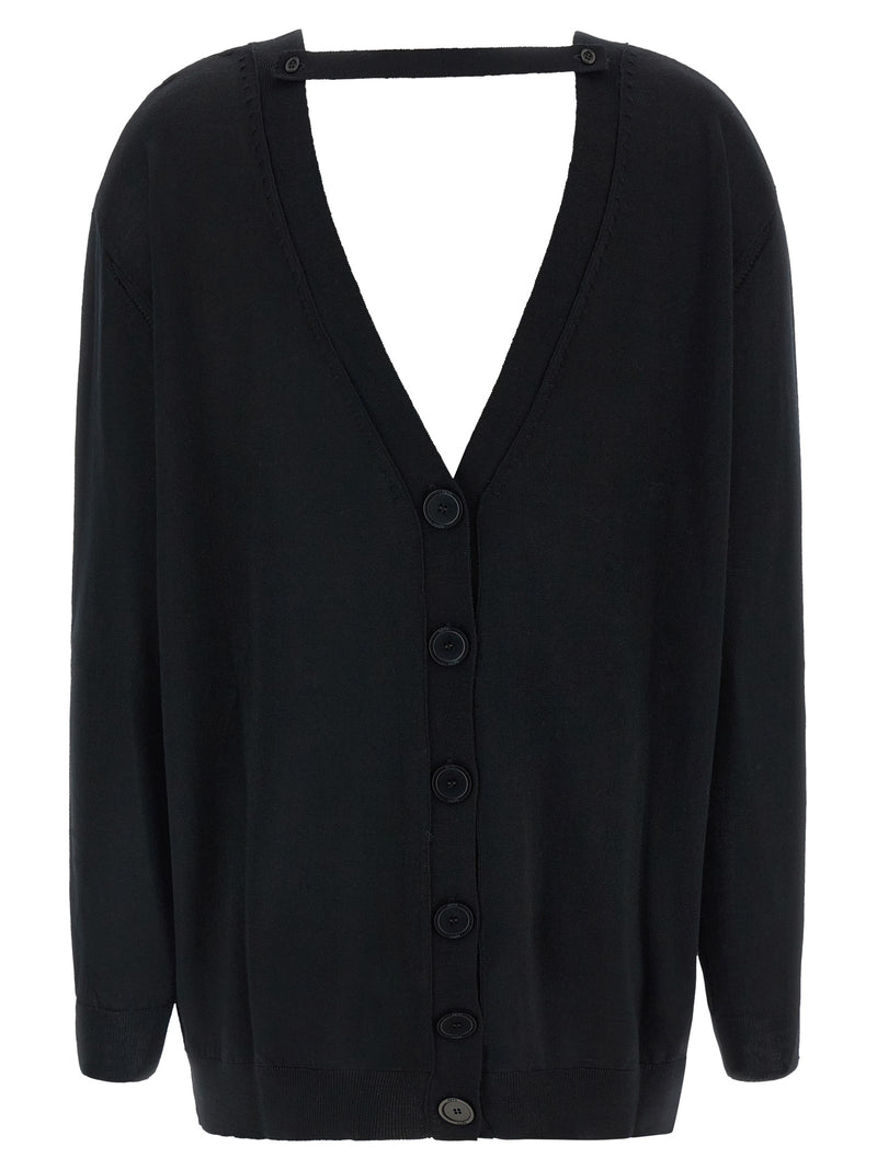 NUDE Black Wool Cardigan - Stylish & Comfortable Knitwear