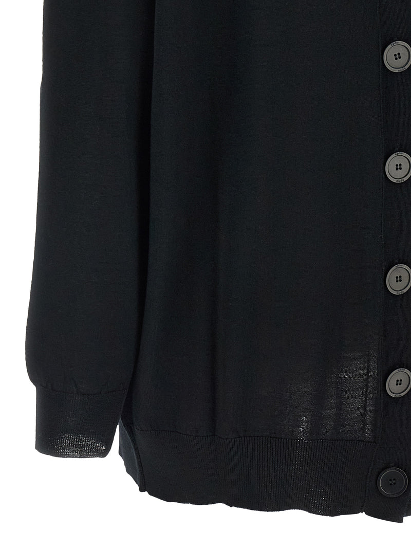 NUDE Black Wool Cardigan - Stylish & Comfortable Knitwear