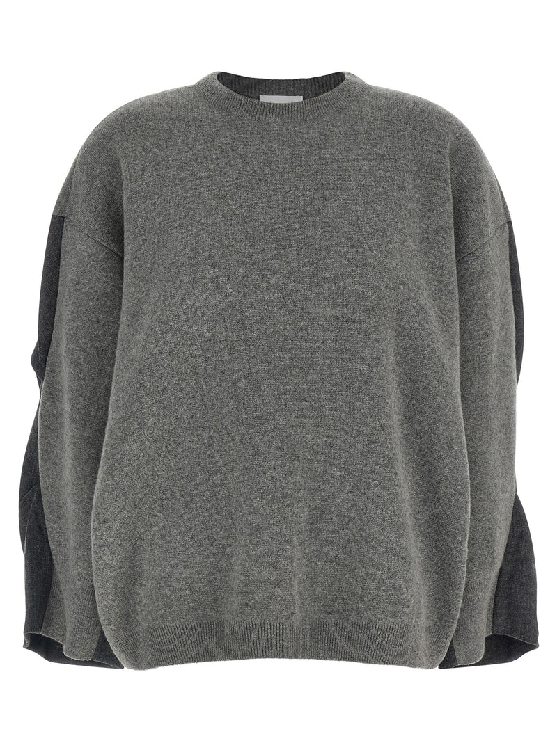 NUDE Gray Wool Cardigan - Luxurious Oversized Sweater