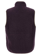 Moncler Purple Polyester Sleeveless Jacket