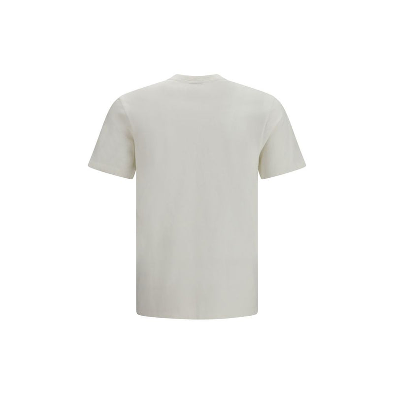 Kenzo White Cotton T-Shirt with Eiffel Tower Design
