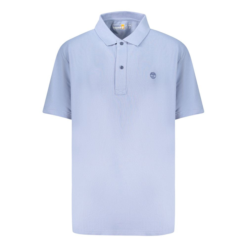 Timberland Azzurro Cotton Men's Polo Shirt