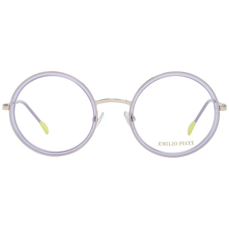 Emilio Pucci Purple Metal & Plastic Glasses (Frames)