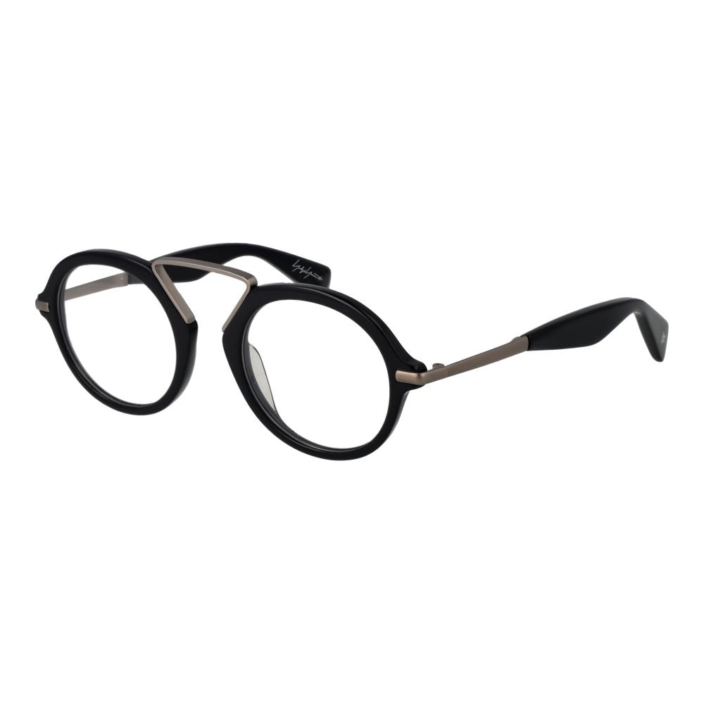 Yohji Yamamoto Black Men's Glasses Frame