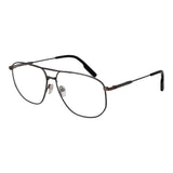 Ermenegildo Zegna Gray Aviator Glasses Frame for Men