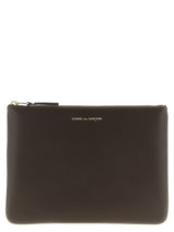 Comme Des Garçons Brown Cowhide Cardholder