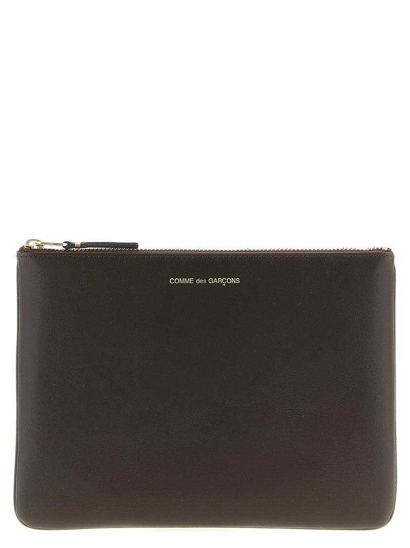 Comme Des Garçons Brown Cowhide Cardholder - Arecalf SA5100