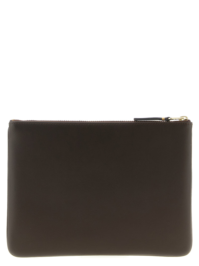 Comme Des Garçons Brown Cowhide Cardholder - Arecalf SA5100