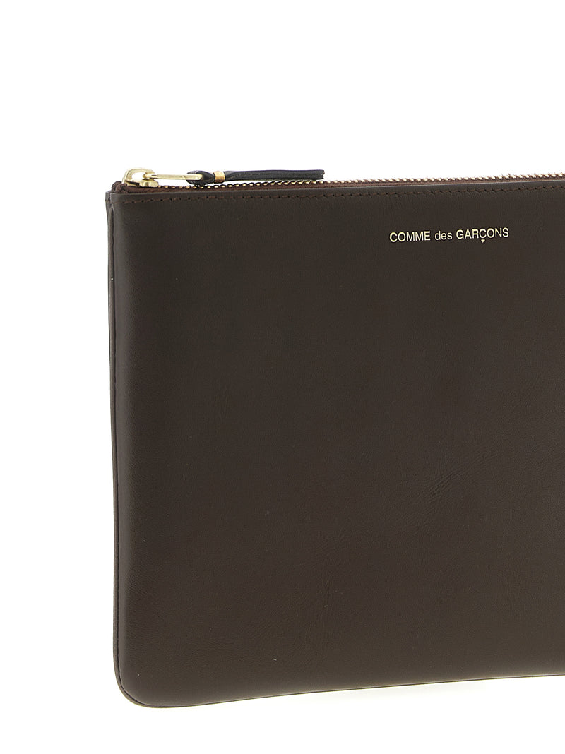 Comme Des Garçons Brown Cowhide Cardholder - Arecalf SA5100