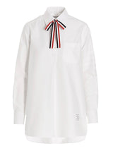 Thom Browne White Cotton Blouse
