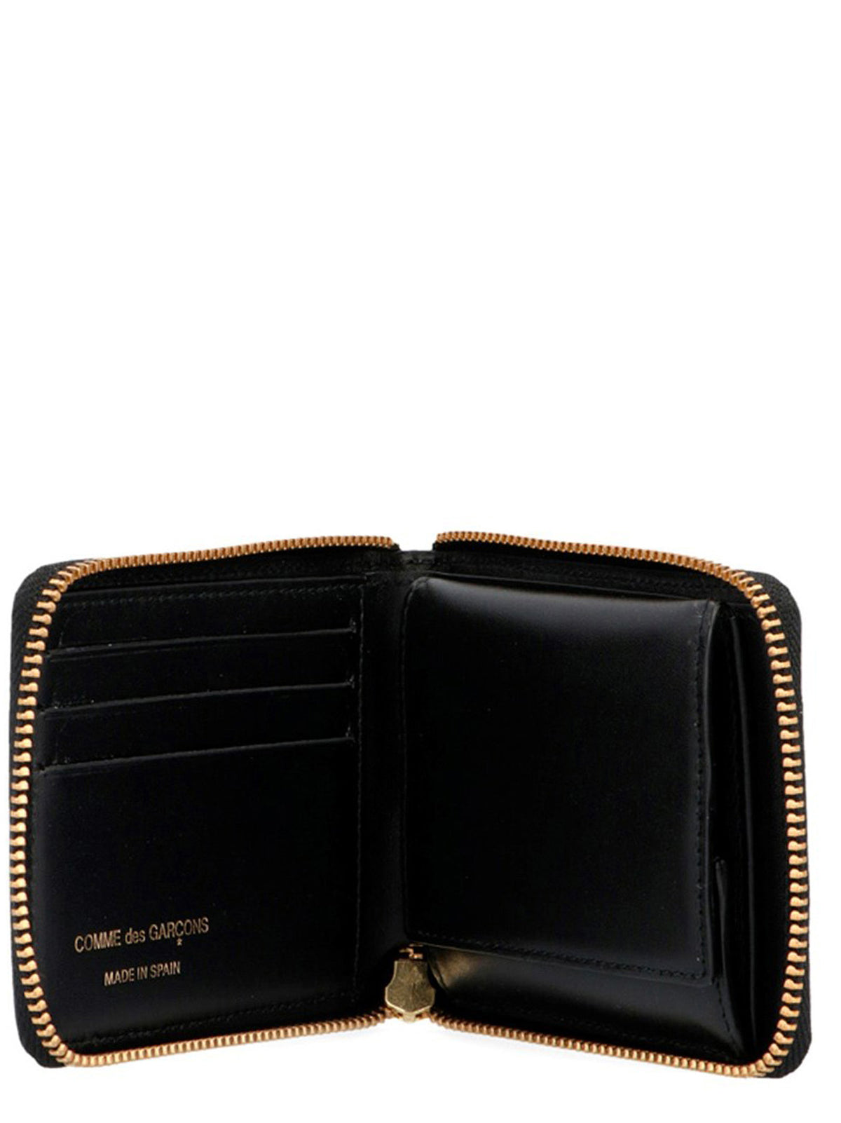Comme Des Garçons Black Calfskin Cardholder