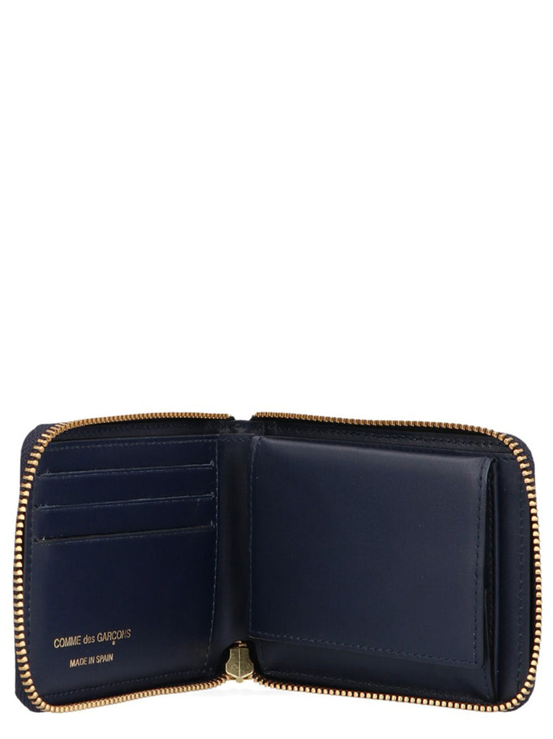 Comme Des Garçons Blue Calfskin Wallet – Arecalf SA7100