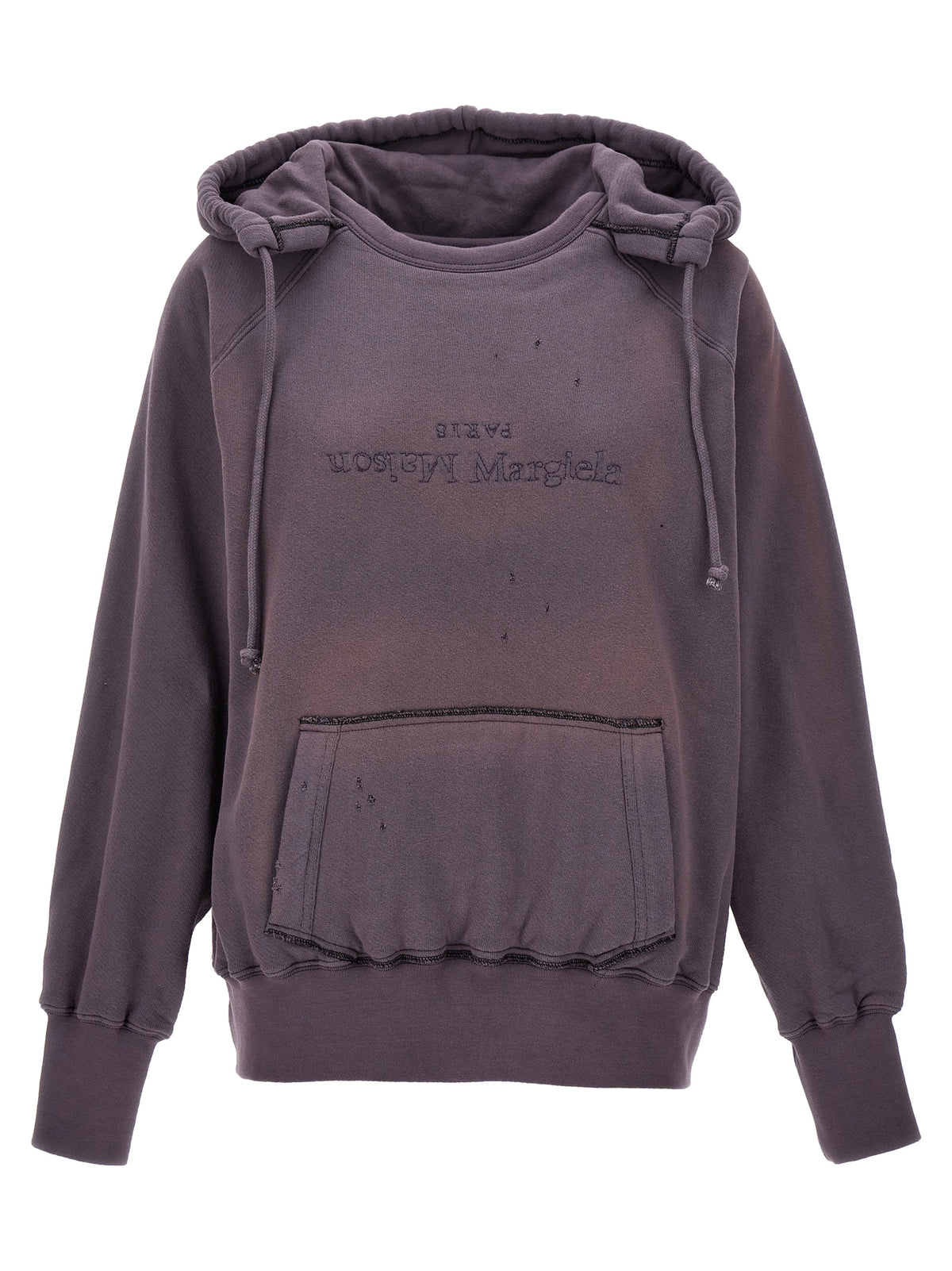Maison Margiela Purple Cotton Hoodie