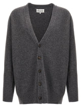 Maison Margiela Gray Wool Cardigan