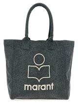 Isabel Marant Black Cotton Tote Bag