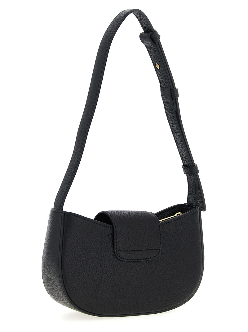 Ferragamo Gabry Black Calfskin Shoulder Bag
