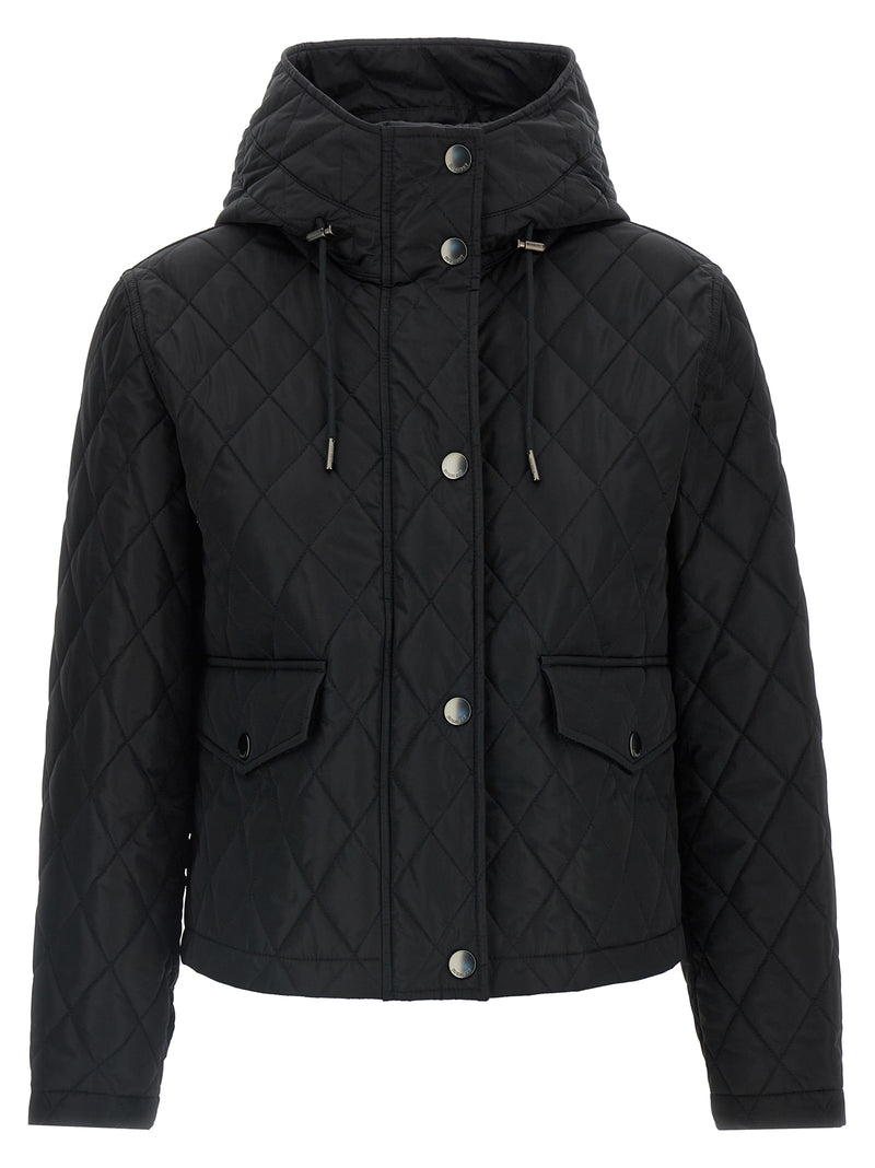 Burberry Pembroke Black Polyamide Full-Length Jacket