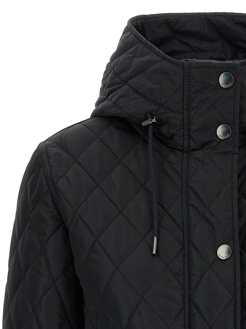 Burberry Pembroke Black Polyamide Full-Length Jacket