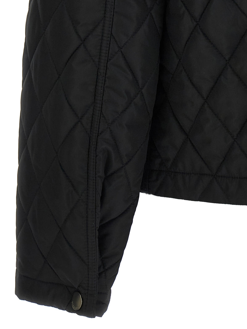 Burberry Pembroke Black Polyamide Full-Length Jacket