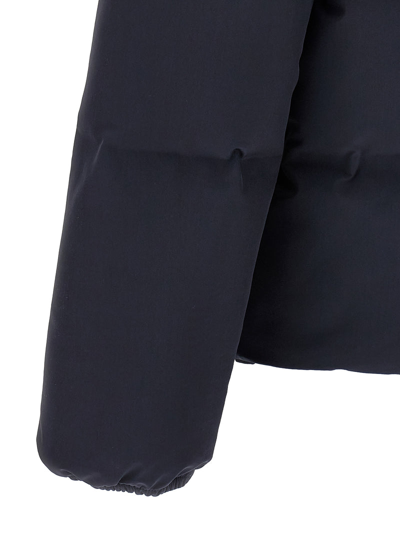 Herno Blue Polyamide Full-Length Down Jacket