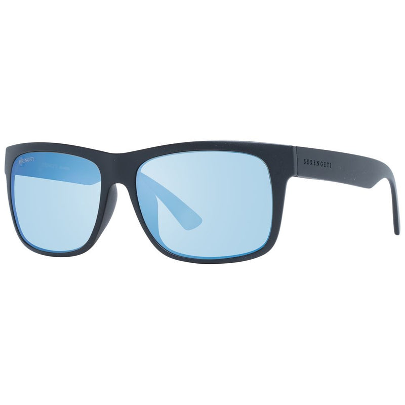 Serengeti Black Plastic Sunglasses with Photochromatic Lenses