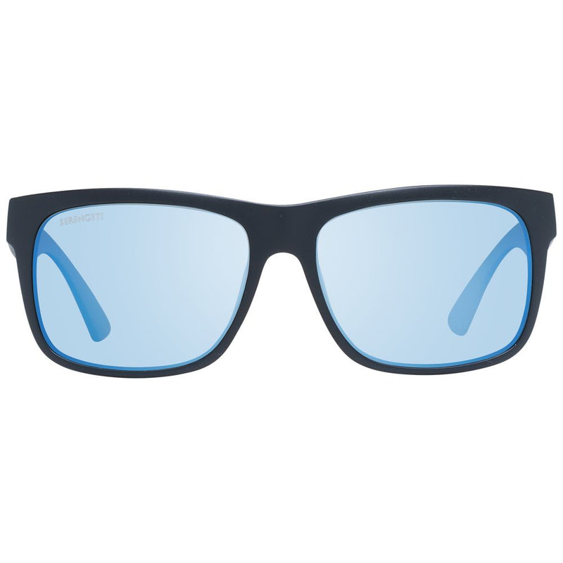 Serengeti Black Plastic Sunglasses with Photochromatic Lenses