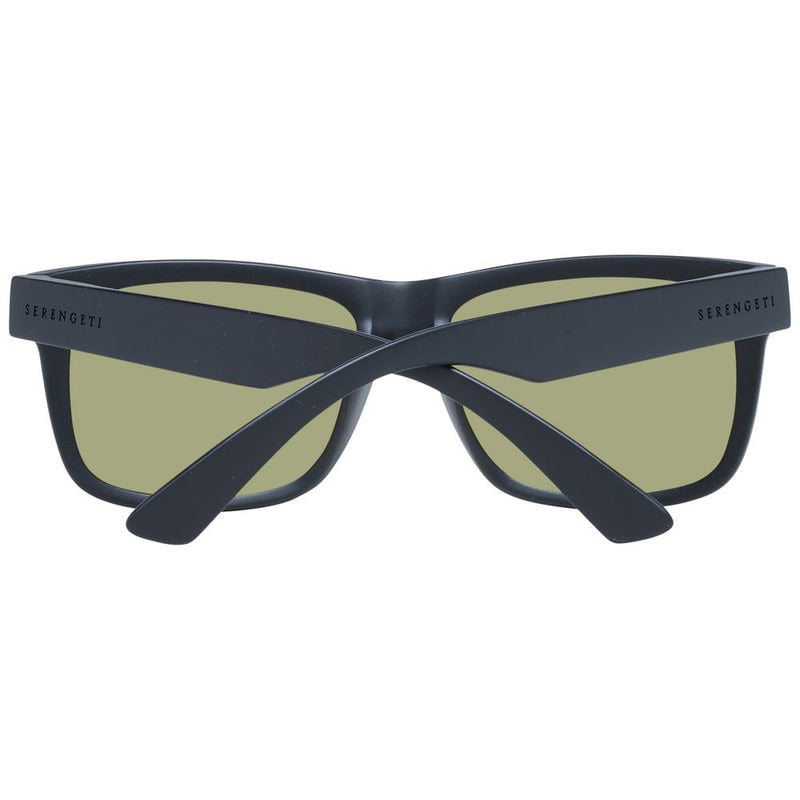 Serengeti Black Plastic Sunglasses with Photochromatic Lenses