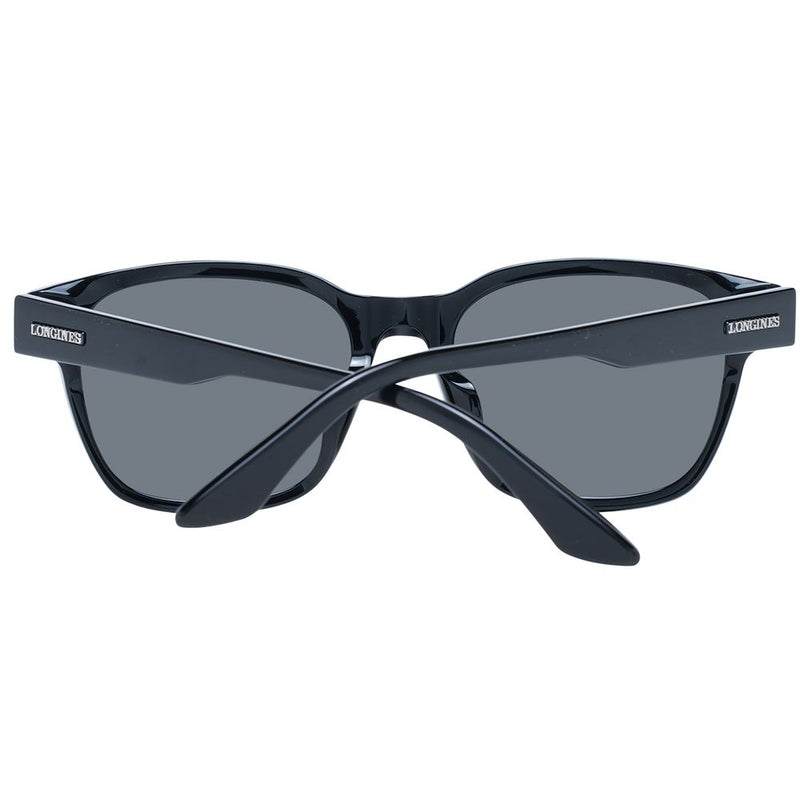 Longines Black Plastic Sunglasses for Men
