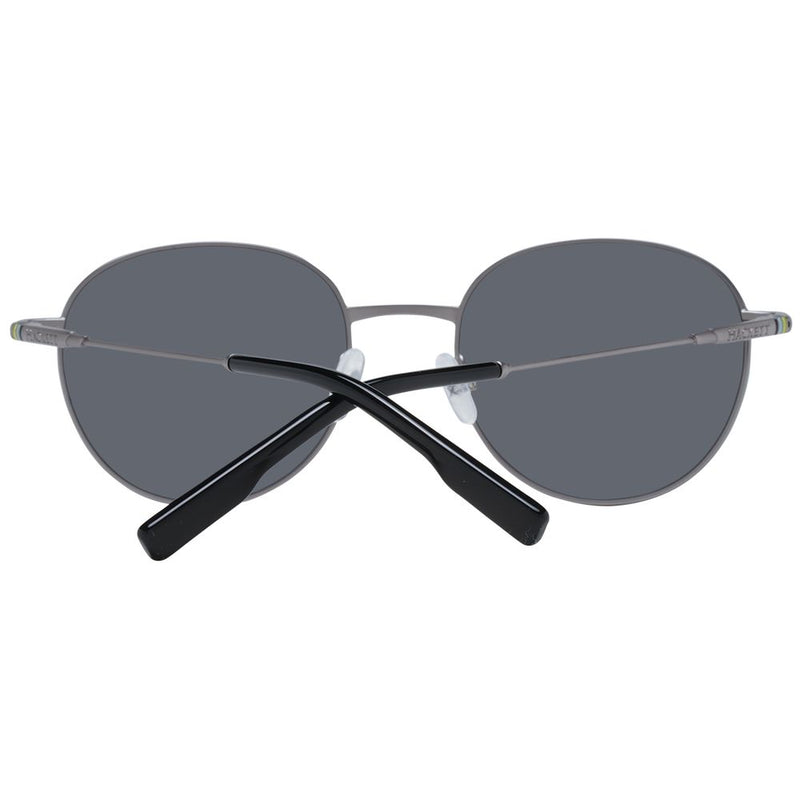 Hackett Gray Round Sunglasses for Men