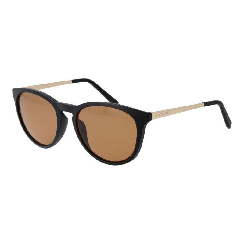 Serengeti Black Unisex Sunglasses - Photochromatic & Polarized