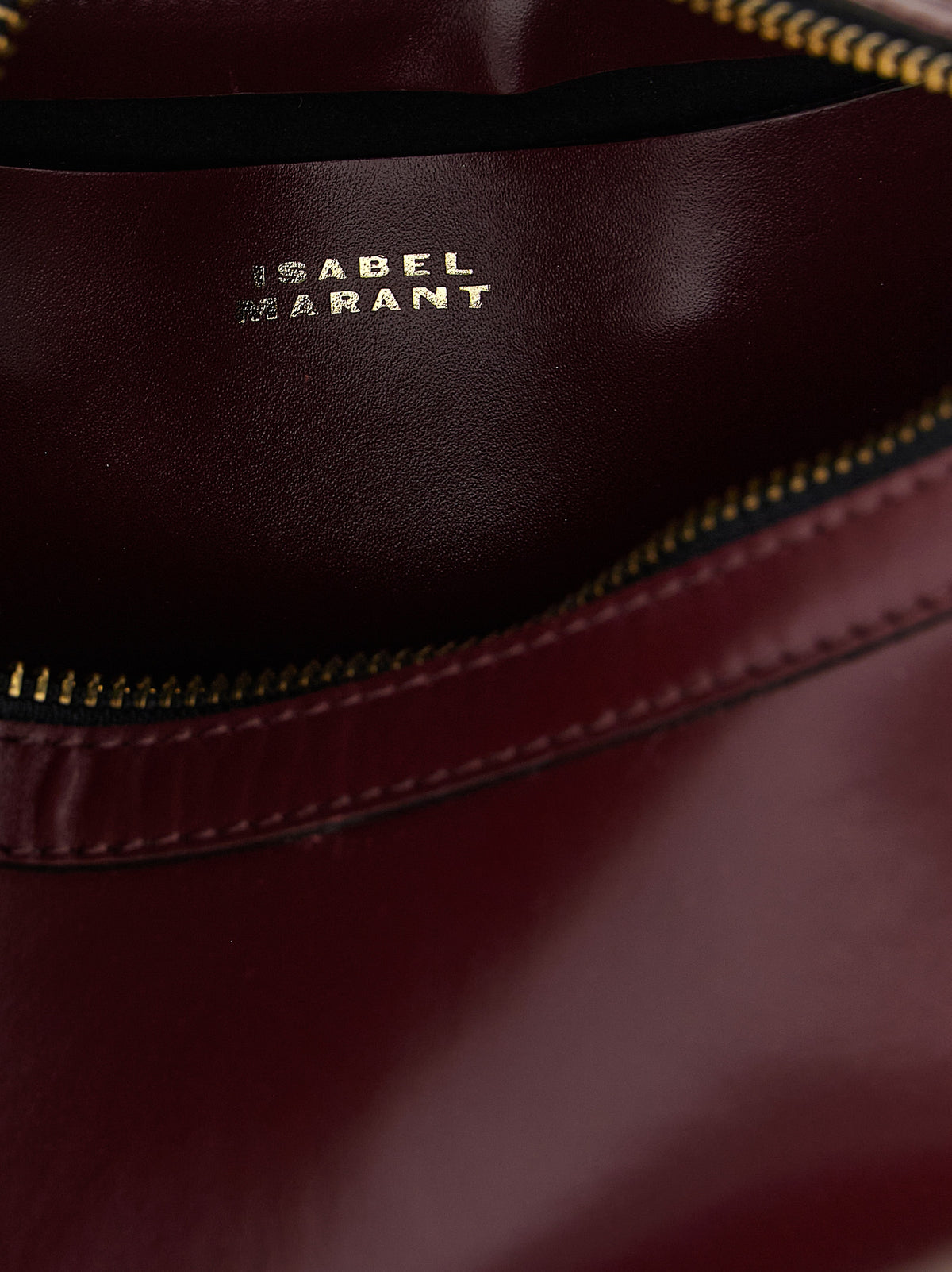 Isabel Marant Bordeaux Calfskin Shoulder Bag