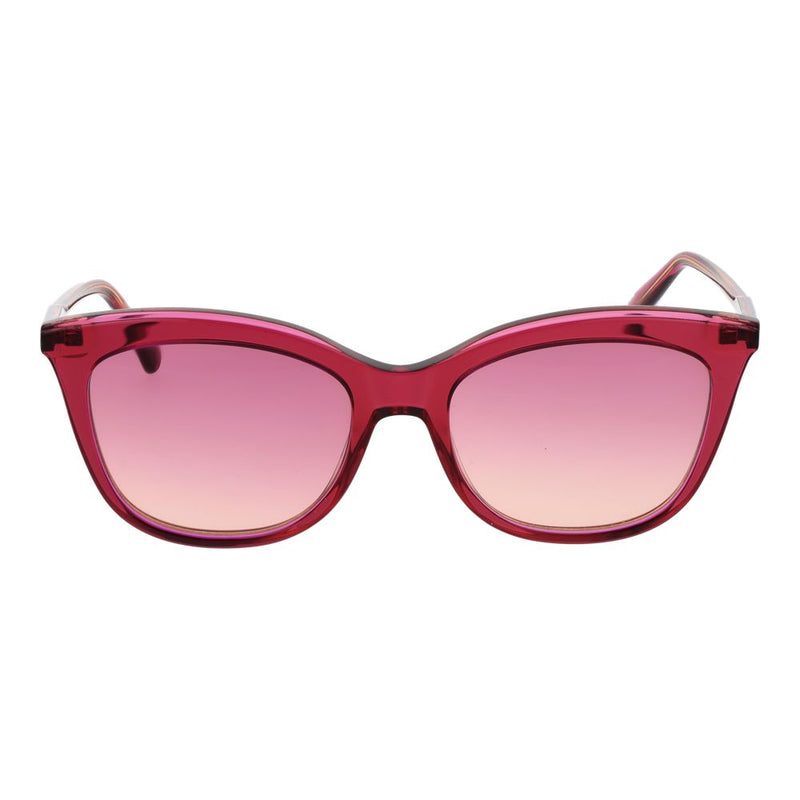 Longchamp Pink Acetate Cat Eye Sunglasses for Women