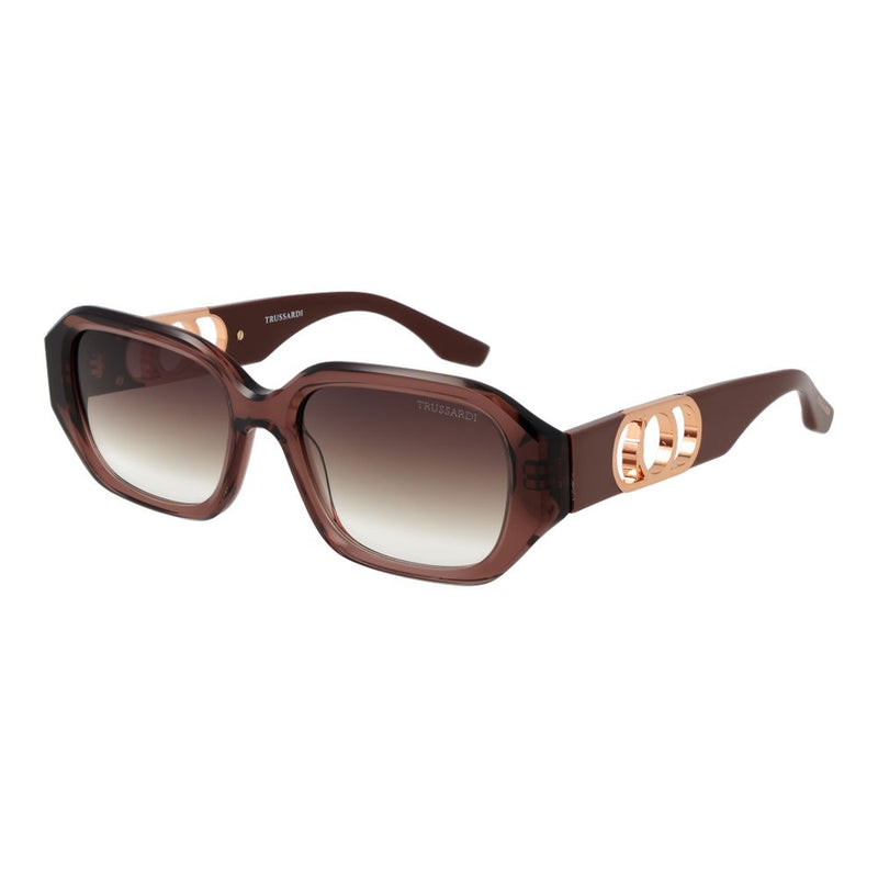 Trussardi Brown Acetate Sunglasses for Women