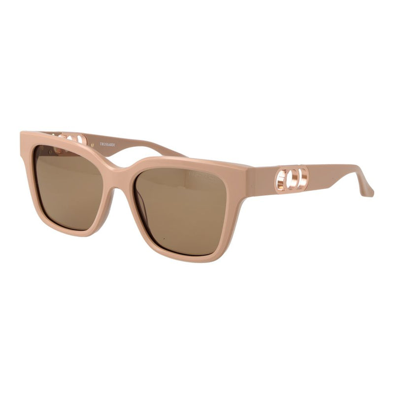 Trussardi Beige Acetate Sunglasses for Women