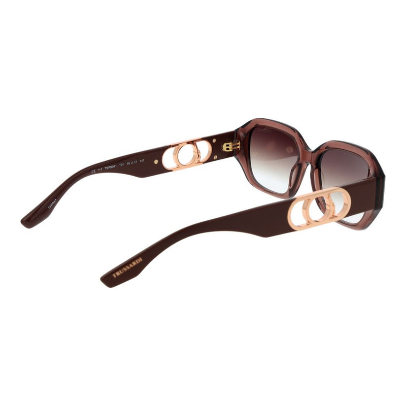 Trussardi Brown Acetate Sunglasses for Women