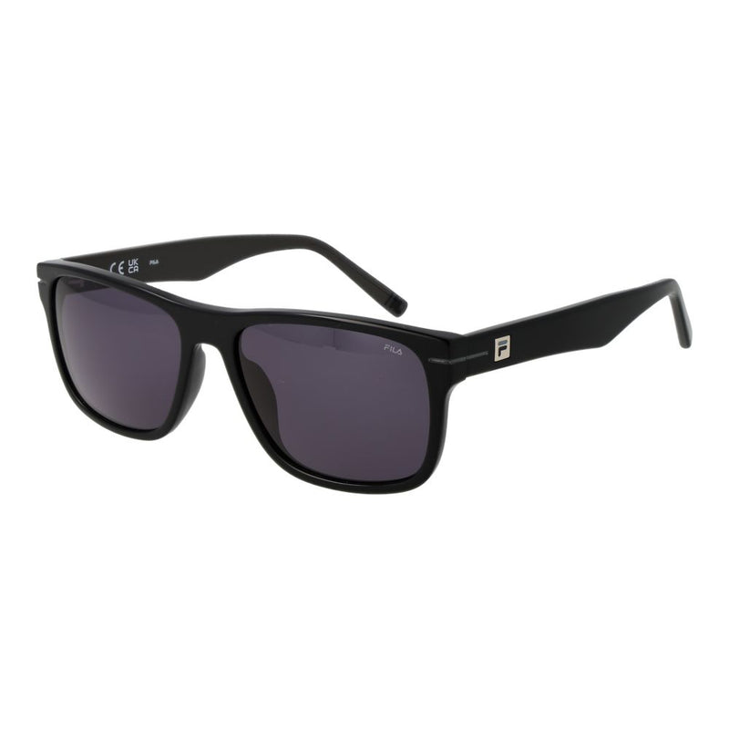 Fila Black Cellulose Acetate Sunglasses for Men