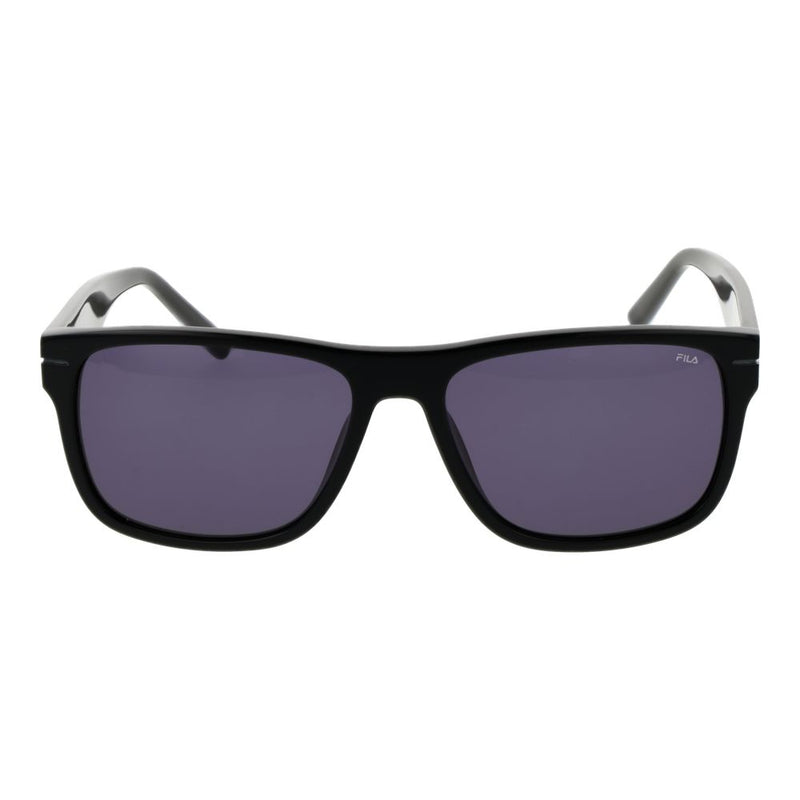 Fila Black Cellulose Acetate Sunglasses for Men