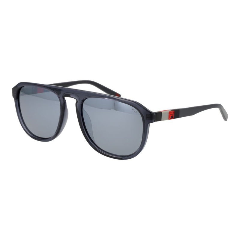 Fila Gray Rubber Sunglasses - Polarized Aviator Style