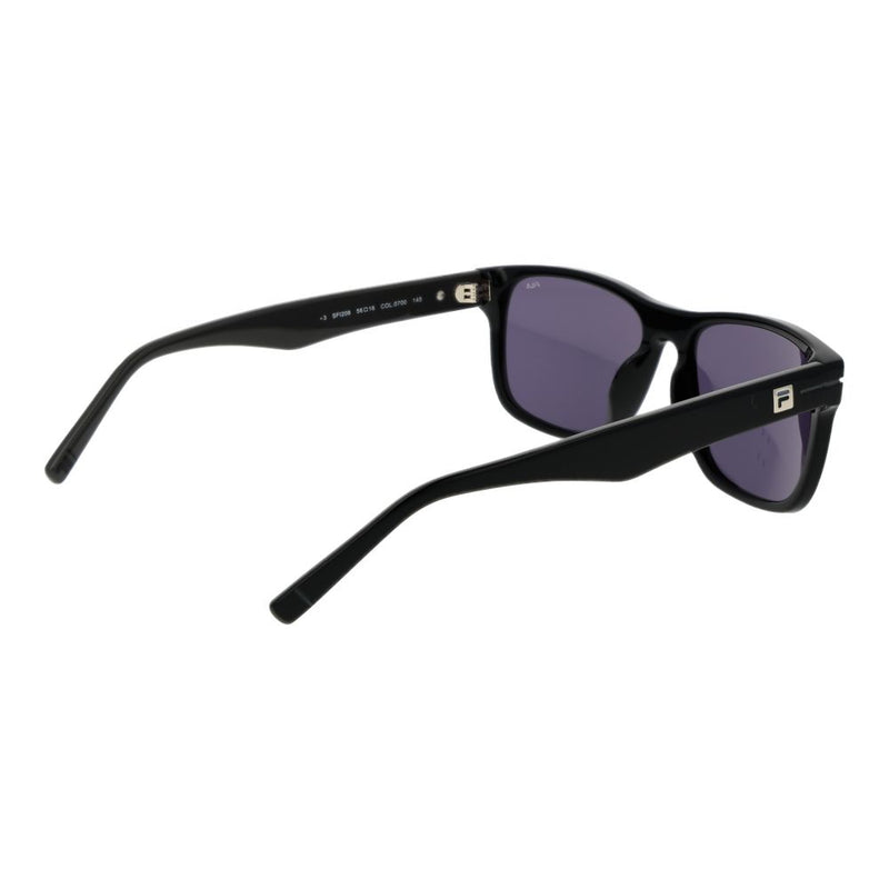 Fila Black Cellulose Acetate Sunglasses for Men