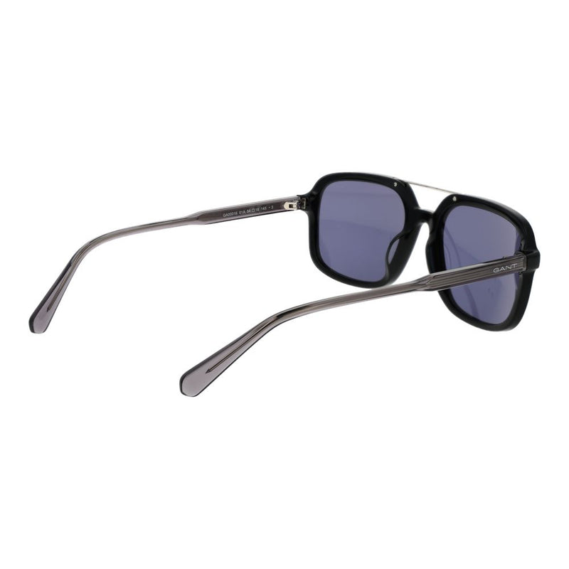 Gant Black Plastic Aviator Sunglasses for Men