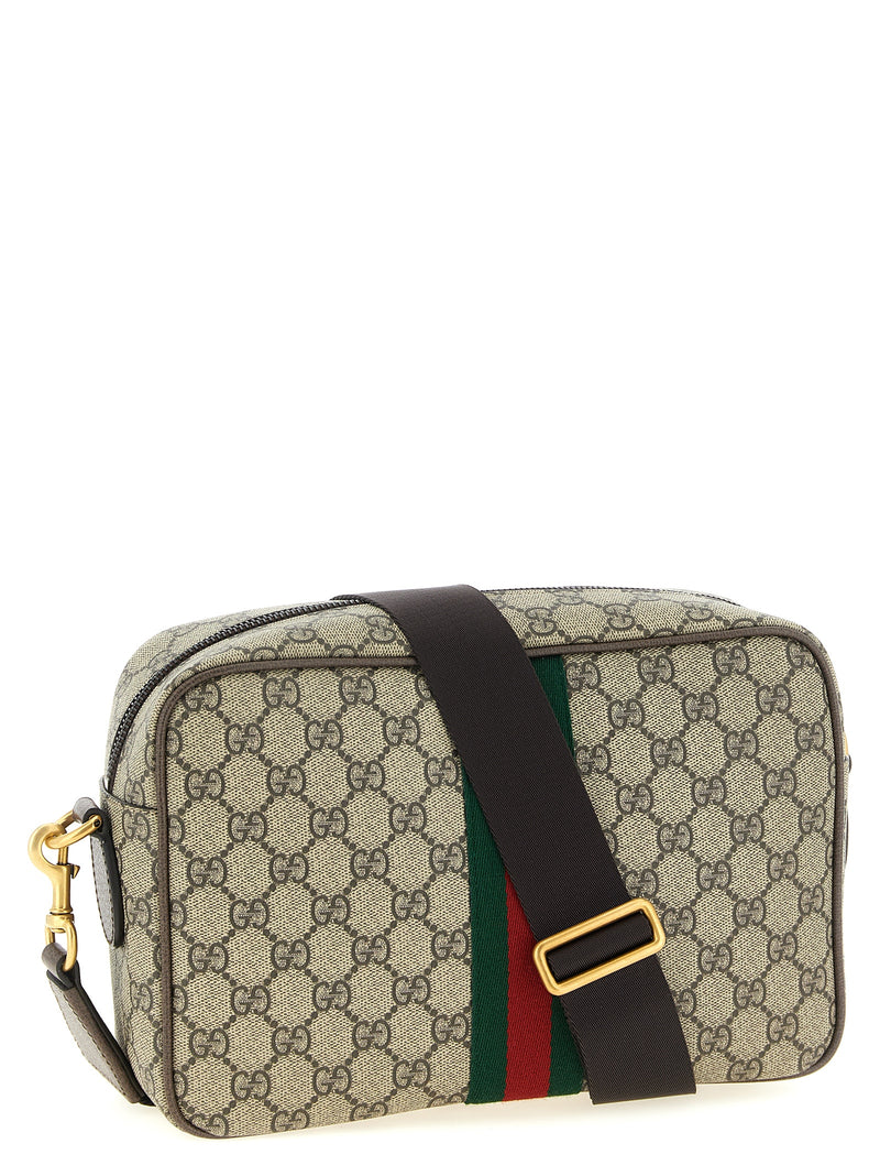 Gucci Ophidia Beige Polyethylene Crossbody Bag