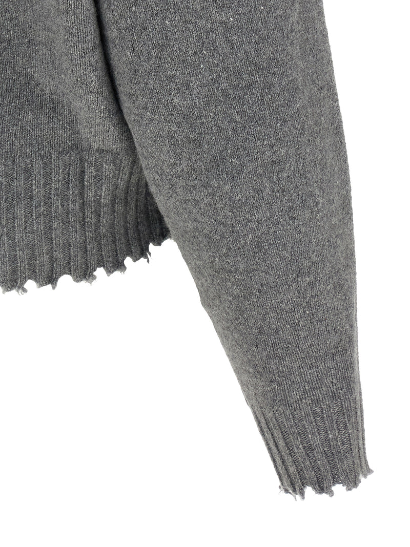NUDE Gray Cashmere Cardigan - Chic and Comfortable Knitwear