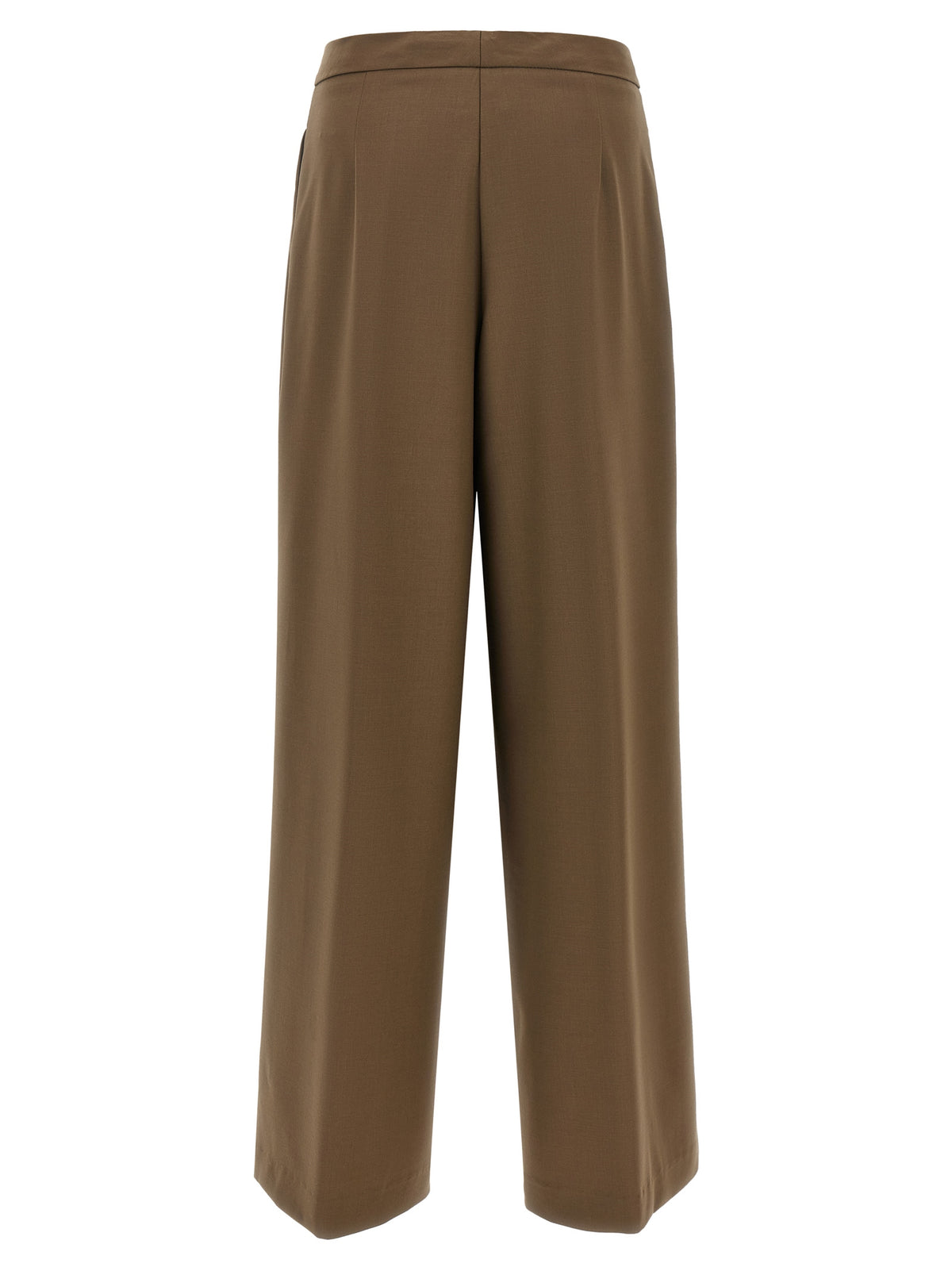 NUDE Brown Wool Pants