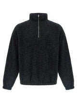 Jil Sander Gray Wool Sweatshirt