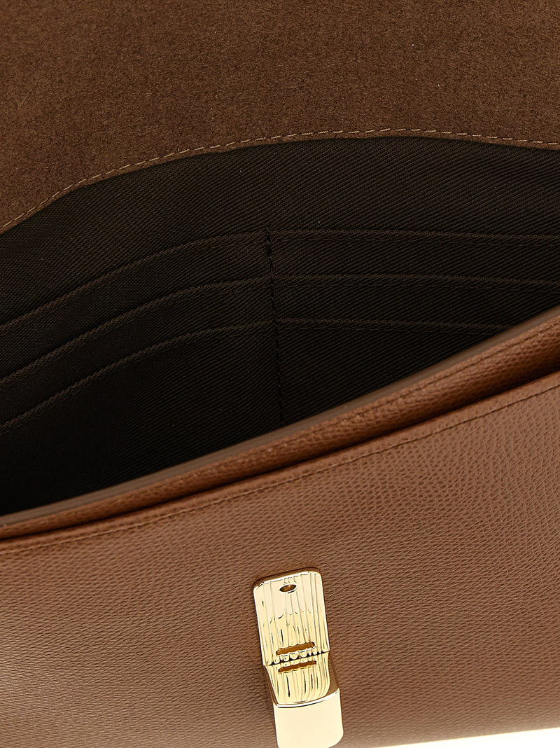 Furla Iride Brown Calfskin Clutch Bag