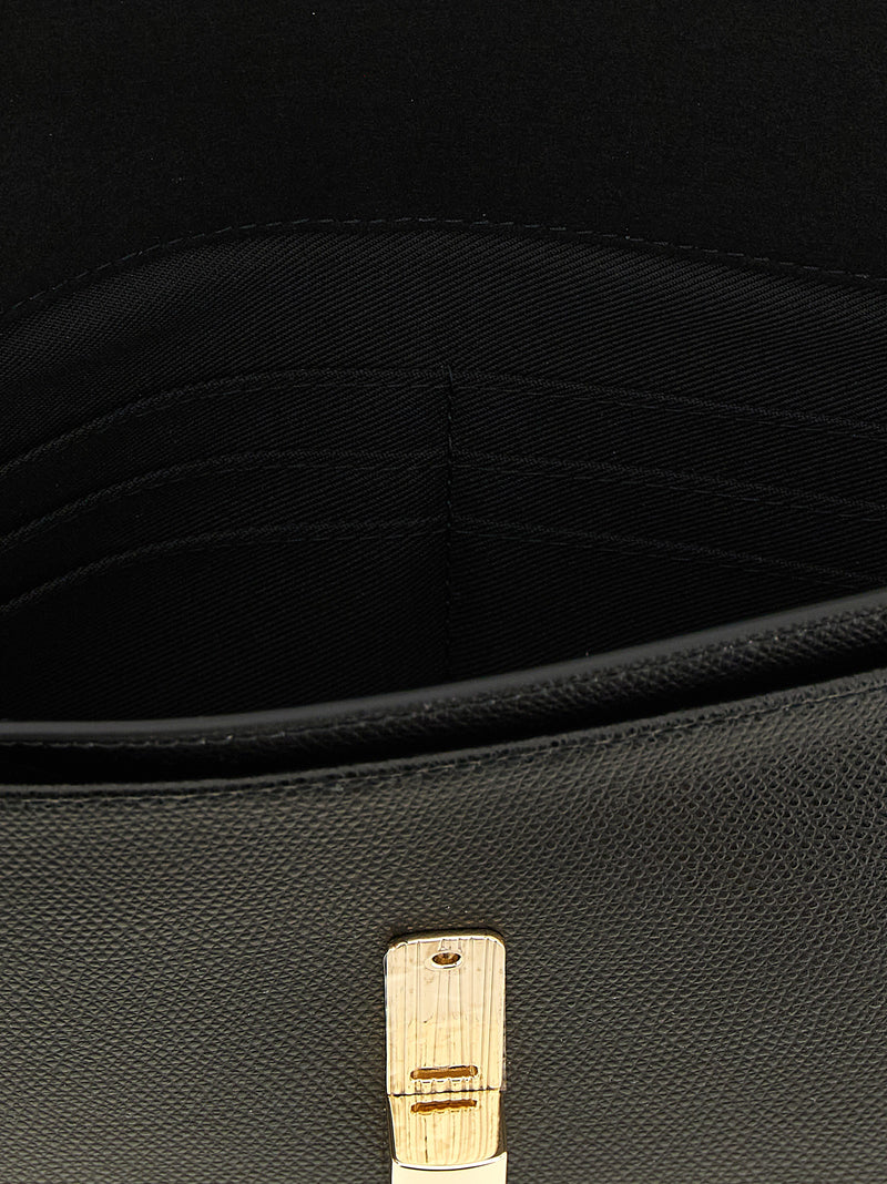 Furla Iride Black Calfskin Clutch Bag