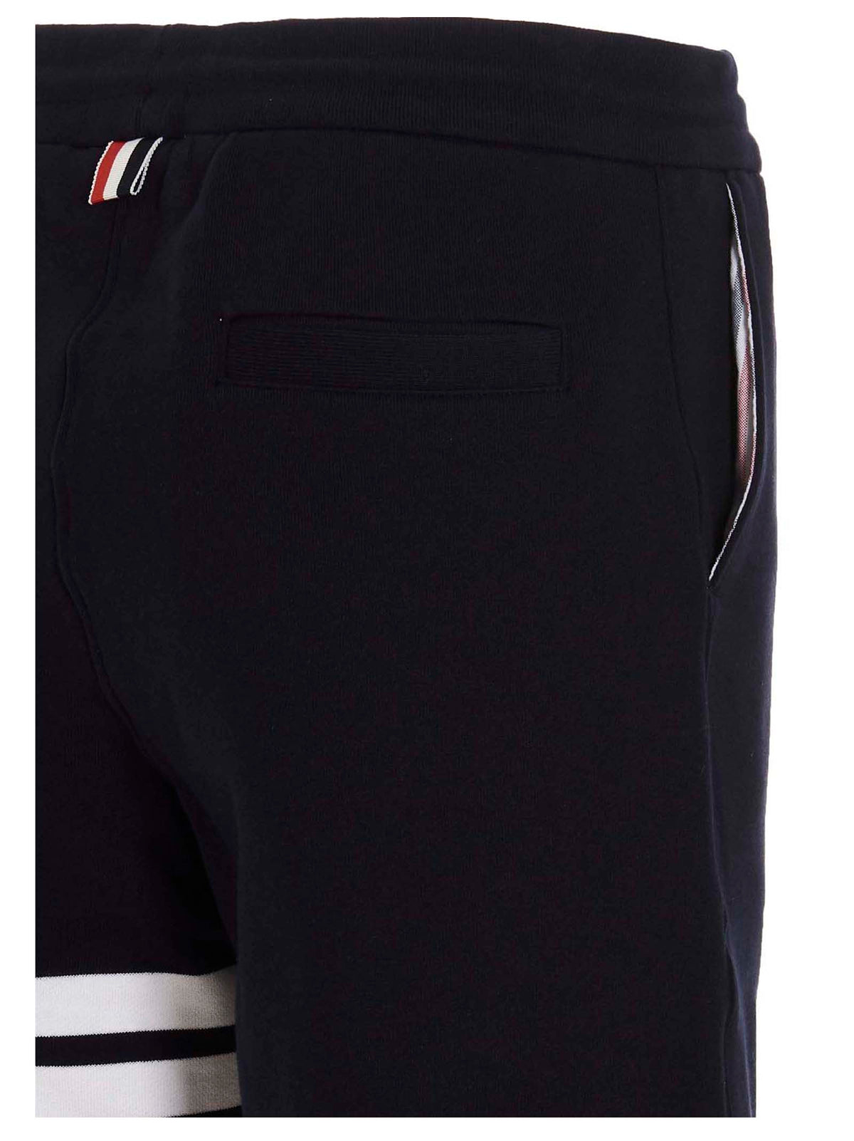 Thom Browne Blue Cotton Bermuda Shorts